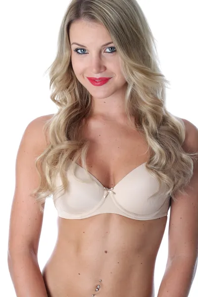 Sexy jonge vrouw lingerie dragen — Stockfoto
