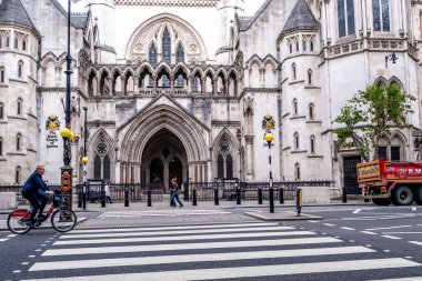 Londra İngiltere Ceza Mahkemesi Eski Bailey Merkezi Şehri