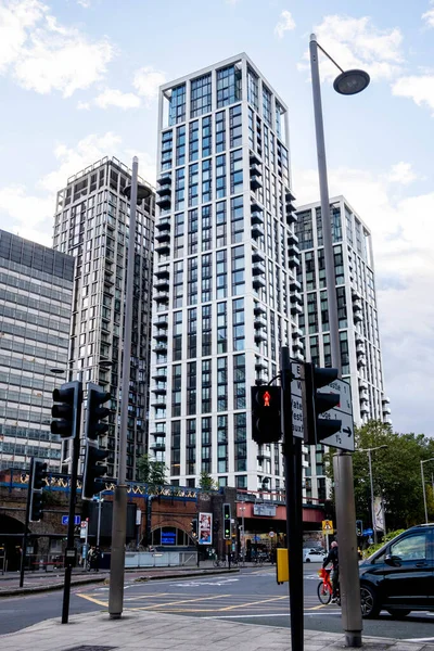 Edificios Modernos Oficinas Apartamentos Centro Londres Inglaterra — Foto de Stock