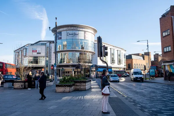 Kingston Thames Londres Inglaterra Reino Unido Novembro 2021 Arquitetura Moderna — Fotografia de Stock