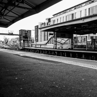 Epsom Surrey İngiltere, 7 Kasım 2021, Epsom Surrey 'deki Banliyö Tren İstasyonu