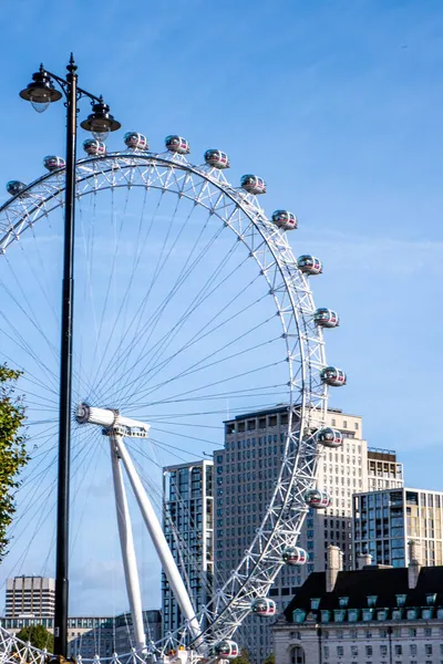 Victoria Westminster Londra Inghilterra Novembre 2021 London Eye Millennium Wheel — Foto Stock