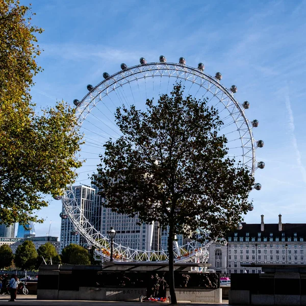 Victoria Westminster London England Novembro 2021 London Eye Millennium Wheel — Fotografia de Stock