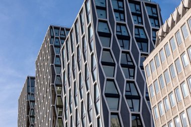 Victoria Westminster Londra İngiltere, 7 Kasım 2021, Broadway Yükselen Gökdelen Geliştirme Victoria Caddesi Mavi Gökyüzüne Karşı