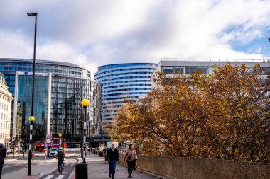 Waterloo Londra İngiltere, 21 Kasım 2021, Park Plaza Otel ve Urbanest öğrenci konaklama yeri Waterloo Londra