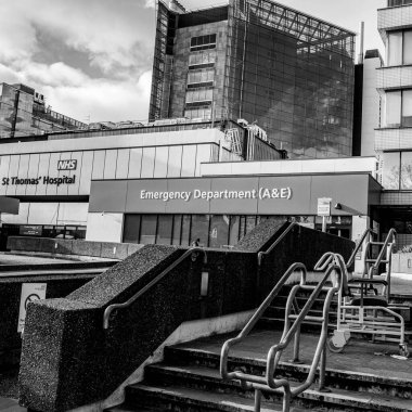 Merkez Londra 21 Kasım 2021 St Thomas Büyük Londra NHS Öğretim Hastanesi