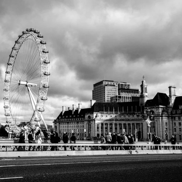 Central London Regno Unito Novembre 2021 Londra Occhio Millennium Wheel — Foto Stock