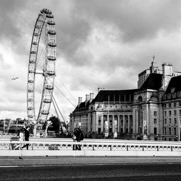 Central London Regno Unito Novembre 2021 Londra Occhio Millennium Wheel — Foto Stock