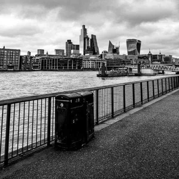 Londra Ngiltere Ocak 2022 Londra Skyline Thames Nehri Blackfriars Köprüsü — Stok fotoğraf