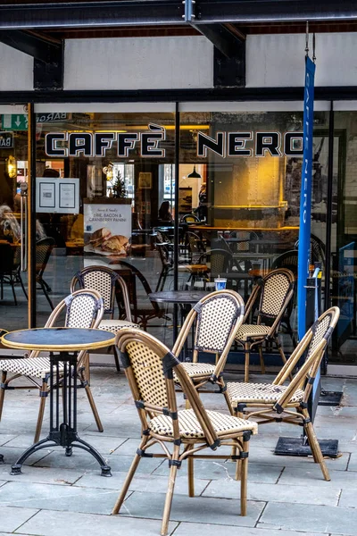 2022年1月2日 英国伦敦 Nero咖啡店Oxo Tower Wharf Southbank London — 图库照片
