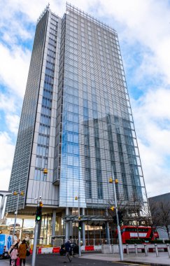 Londra İngiltere, 29 Ocak 2022, High Rise Sykscraper Modern Building London Bridge Southwark London