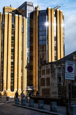 Londra İngiltere, 29 Ocak 2022, Montague Place Southwark Londra Köprüsü Modern Konut Apartmanı