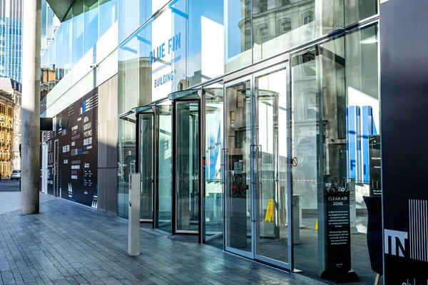 London England January 2022 Main Entrance Blue Fin Commercial Building — Stock fotografie