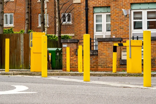 Epsom Surrey London March 2022 Public Council Car Park Entrance — 图库照片