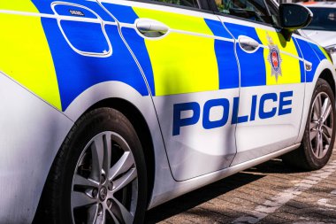 Epsom Surrey, London, May 08 2022, Close Up Of Police Patrol Response Cars With No People