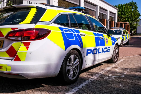 Epsom Surrey London Május 2022 Close Police Patrol Response Autók — Stock Fotó