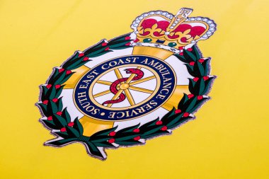 Epsom Surrey, Londra İngiltere, 10 Haziran 2022, NHS Ambulans Servis Aracı