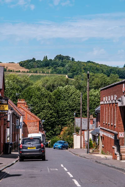Dorking Surrey Hills London July 2022 Traditional Residential Housing Countryside — стоковое фото