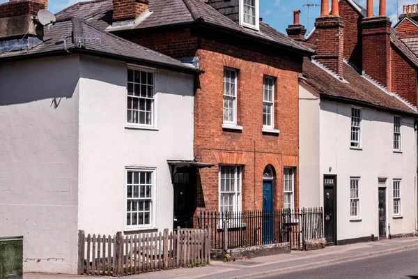 Dorking Surrey Hills London July 2022 Row Traditional Town Centre — стоковое фото