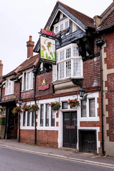 Dorking Surrey Hills London June 2022 Traditional Engllish Pub People — Stock Photo, Image