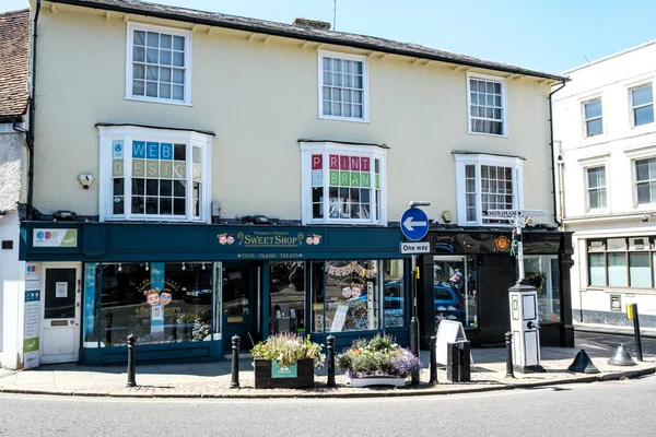 Dorking Surrey Hills London July 2022 Traditional Independent Sweet Shop — Photo