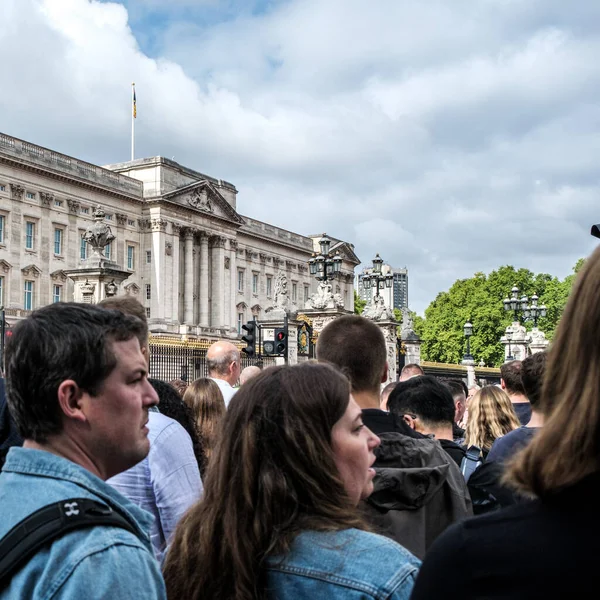 City Westminster London September 2022 Crowds Gathered London Mourn Passing — Stock Photo, Image