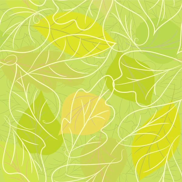 Background from leaves — Stock Vector