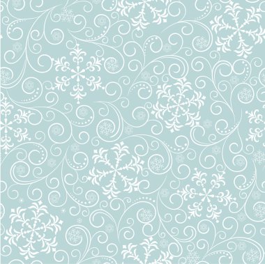 kar taneleri ile mavi model