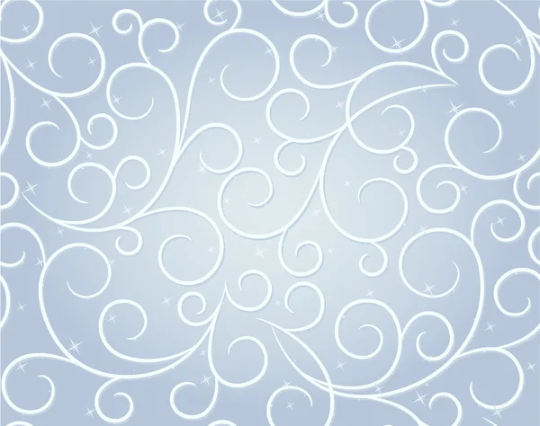 Hiver bleu fond sans couture — Image vectorielle