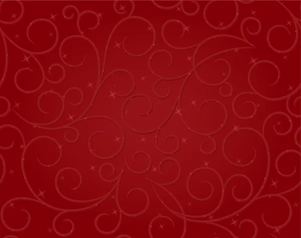 Noël rouge fond sans couture — Image vectorielle