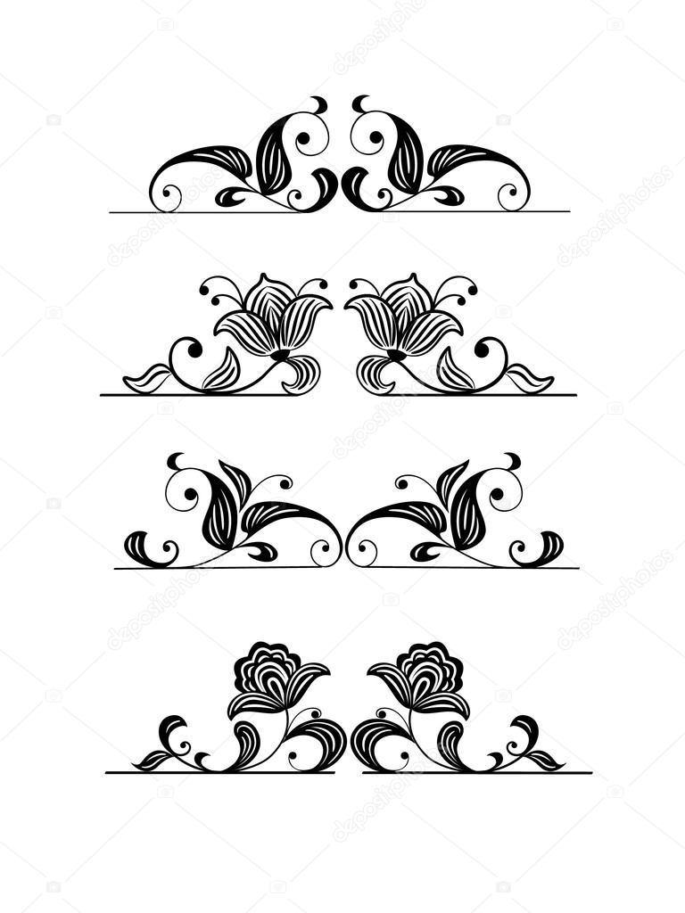 Design floral elements