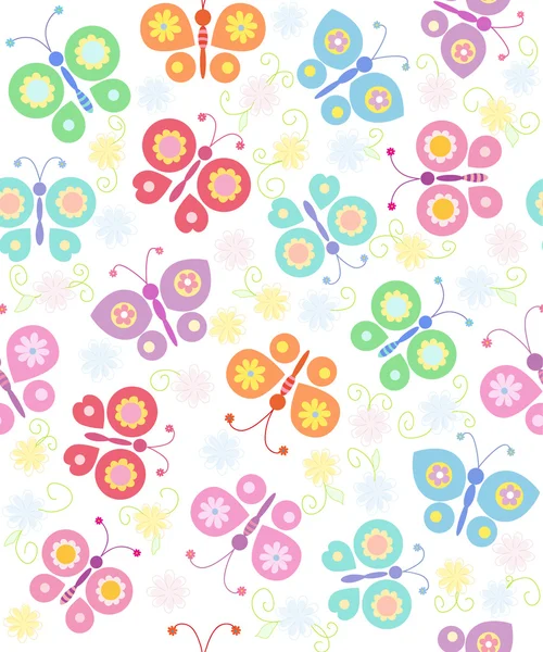 Background with butterfly — Stock Vector