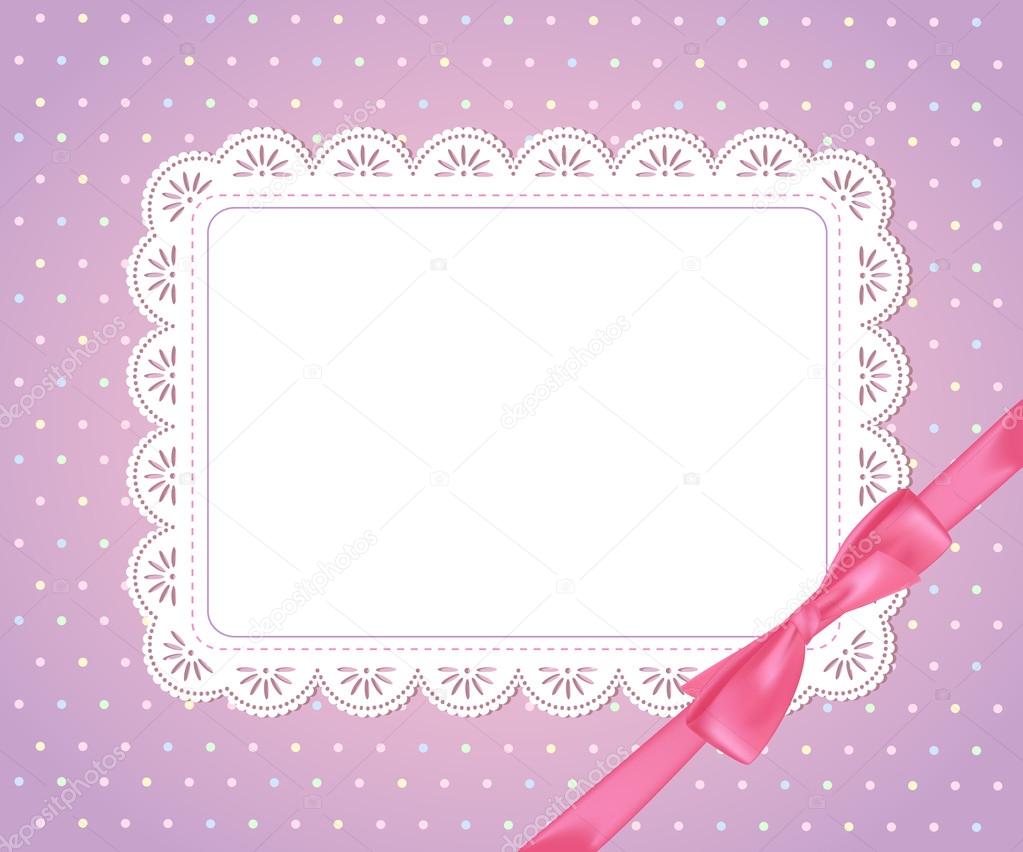 Template frame design for card,