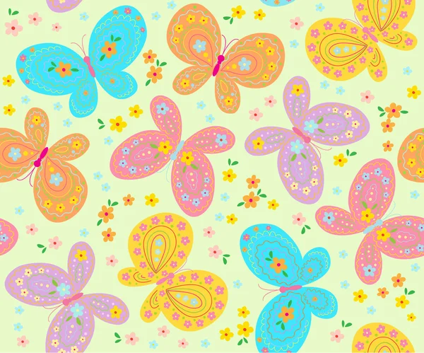 Background with butterfly — Stock Vector