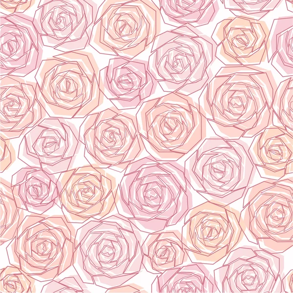 Fondo sin costuras con rosas . — Vector de stock