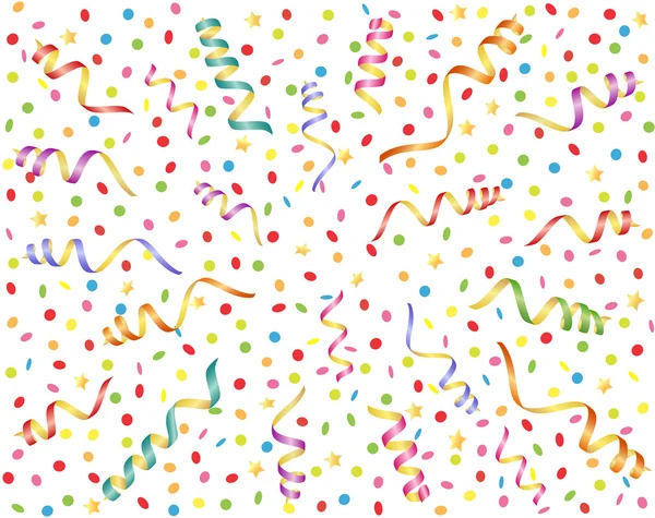 Flama ve konfeti ile sorunsuz arka plan