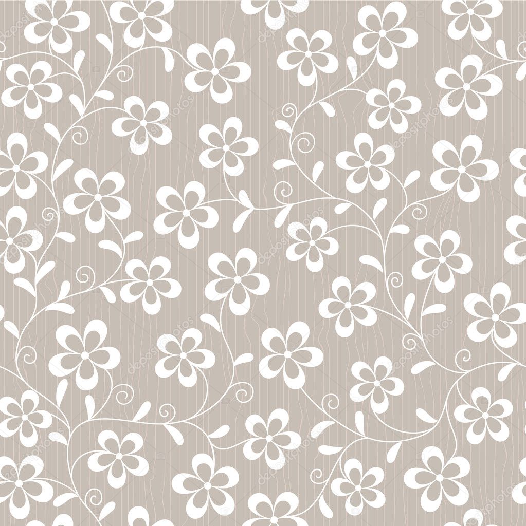 seamless abstract backgroung with flowers