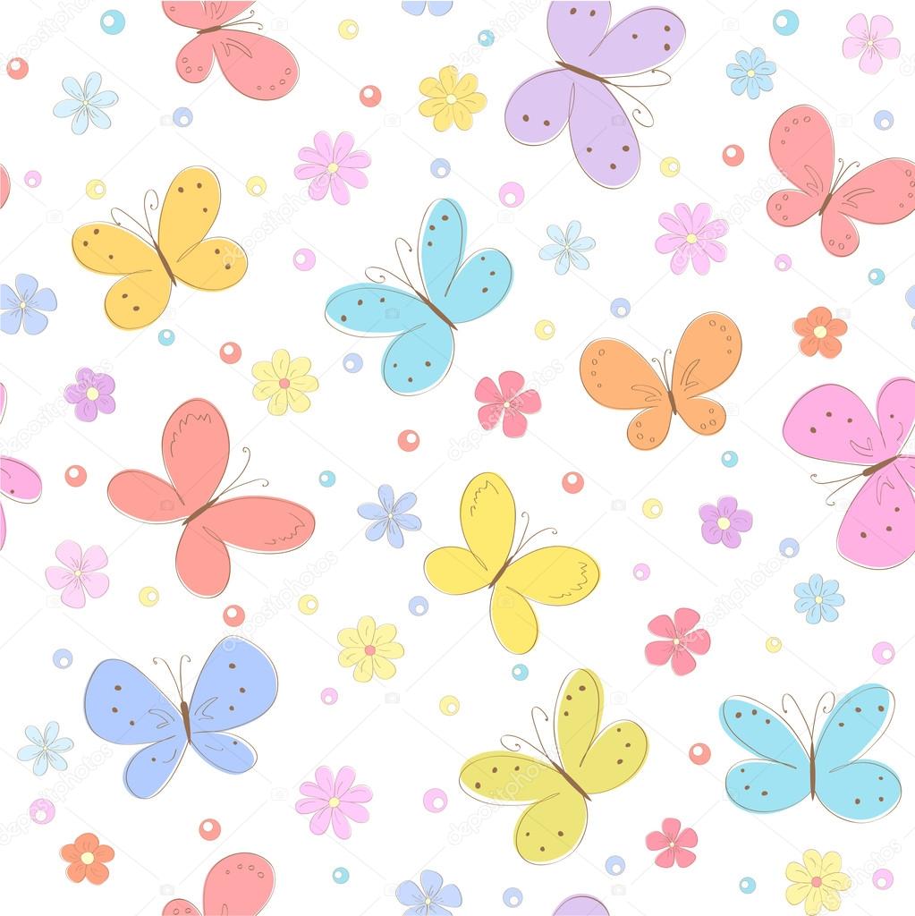 Background with butterfly