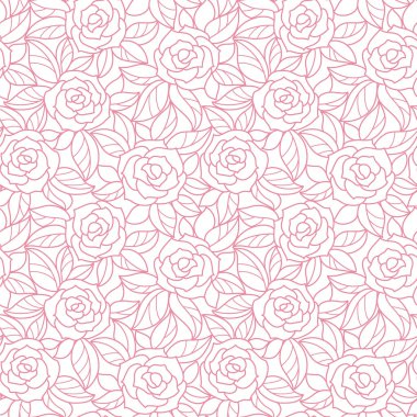 Kusursuz çiçek arkaplanı ve güller