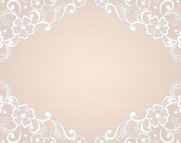 Template frame design for card.