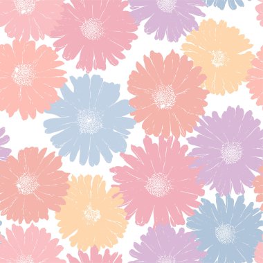 Kusursuz soyut çiçek arkaplanı