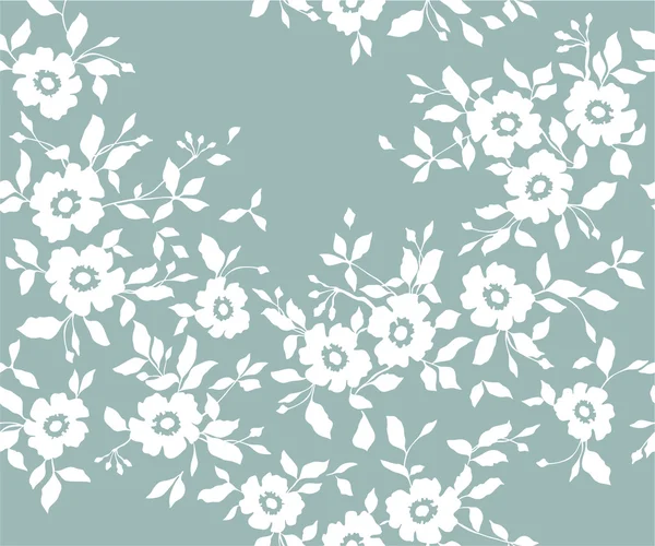 Fundo floral sem costura — Vetor de Stock