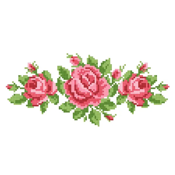 Bouquet delle rose — Vettoriale Stock