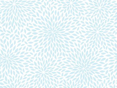 seamless abstract floral blue and white bacgroud. vector floral pattern