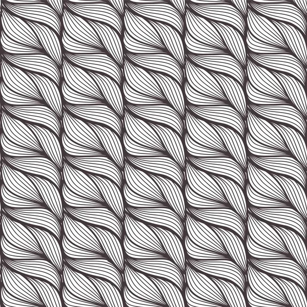 Modèle Sans Couture Vectoriel Texture Moderne Élégante Noir Blanc Ornement — Image vectorielle