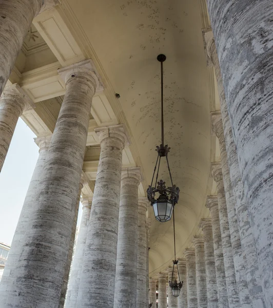 Watykan kolumnady Berniniego — Zdjęcie stockowe