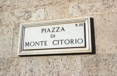 Roma, piazza di monte citorio