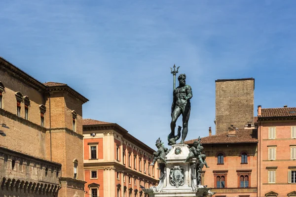 Bologna fontän Neptunus — Stockfoto