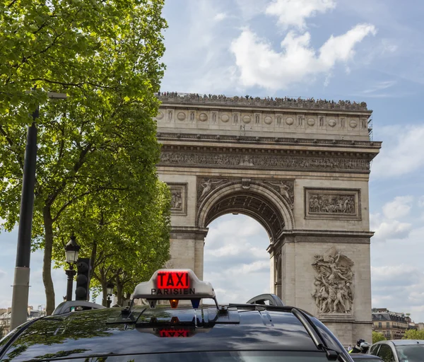 Paříž, arc de triomphe — Stock fotografie