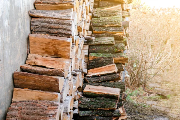 Madera Aserrada Industrial Para Carpintería Construcción Reparación Madera Aserrada Pila —  Fotos de Stock